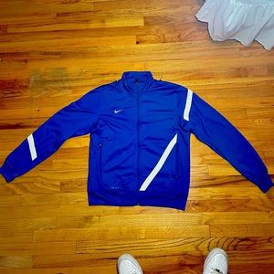 Men’s Nike Dri-Fit Track Jacket, Blue, Size M